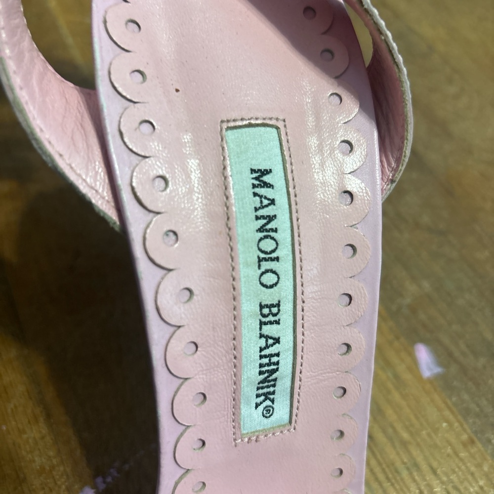 Manolo Blahnik Pink Heels